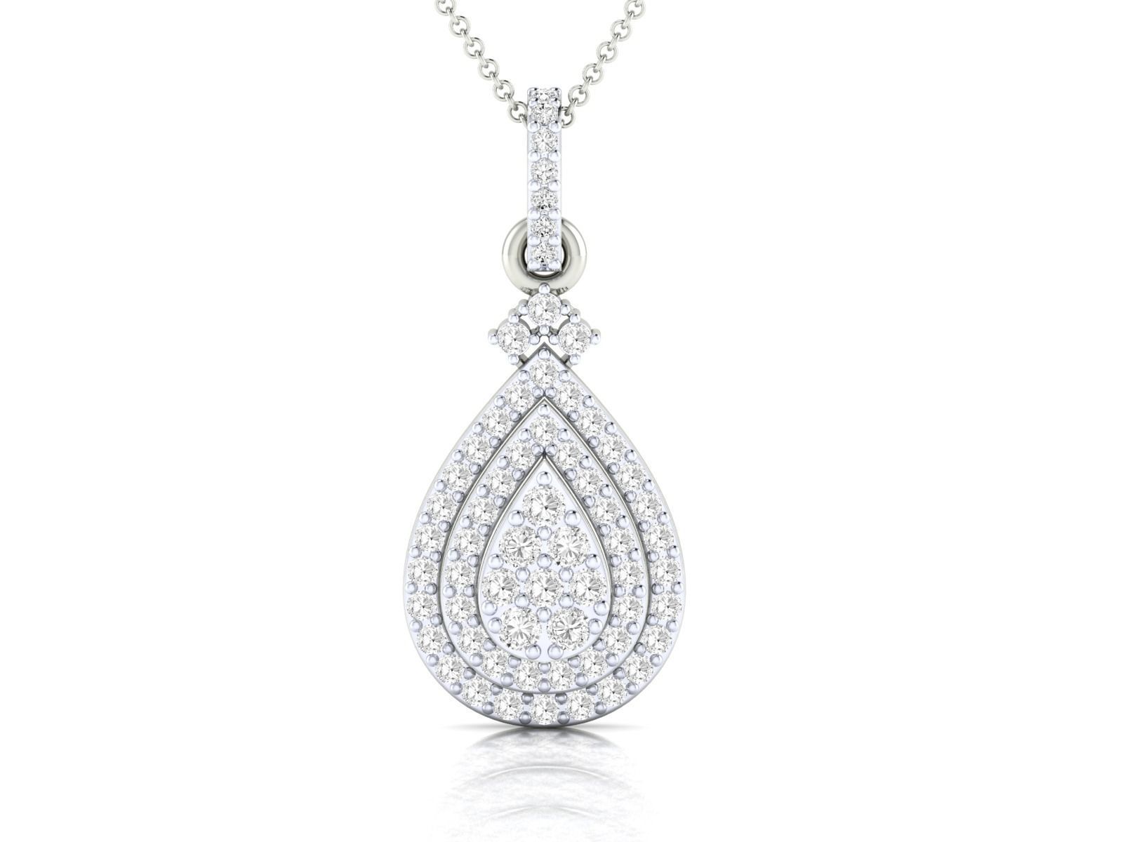 Women pendant 3dm stl render detail 3D print model_9