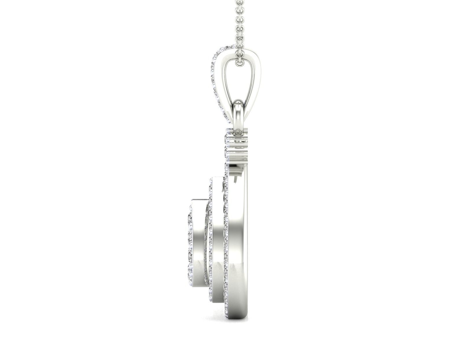 Women pendant 3dm stl render detail 3D print model_11