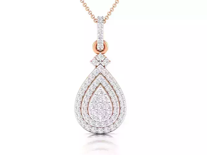 Women pendant 3dm stl render detail 3D print model