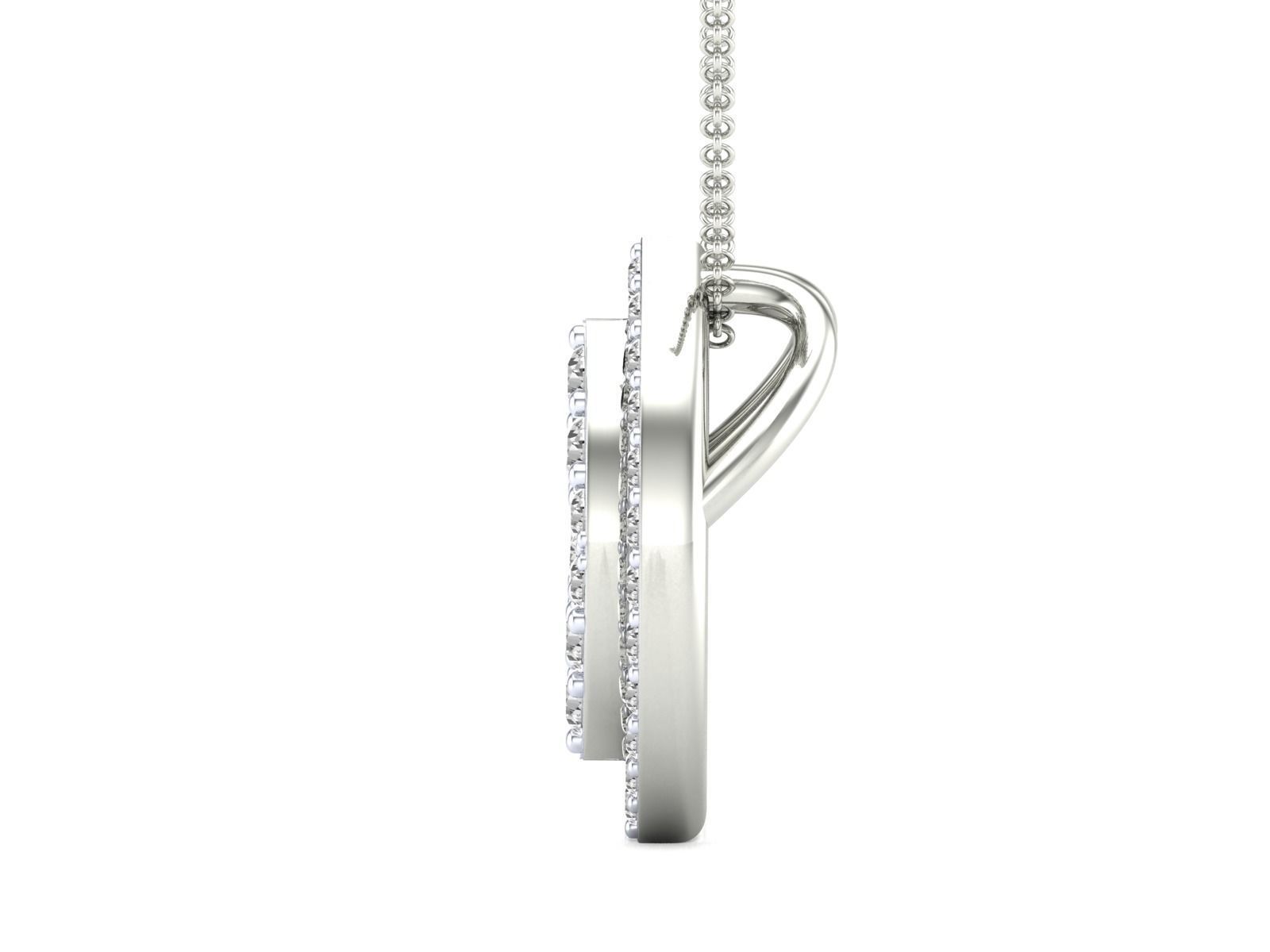 Women pendant 3dm stl render detail 3D print model_11