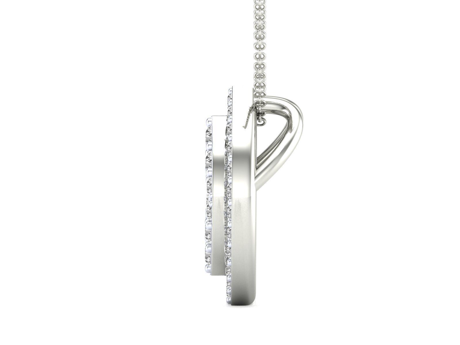 Women pendant 3dm stl render detail 3D print model_10