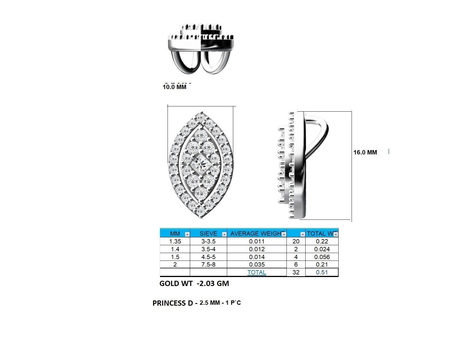 Women pendant 3dm stl render detail 3D print model_18