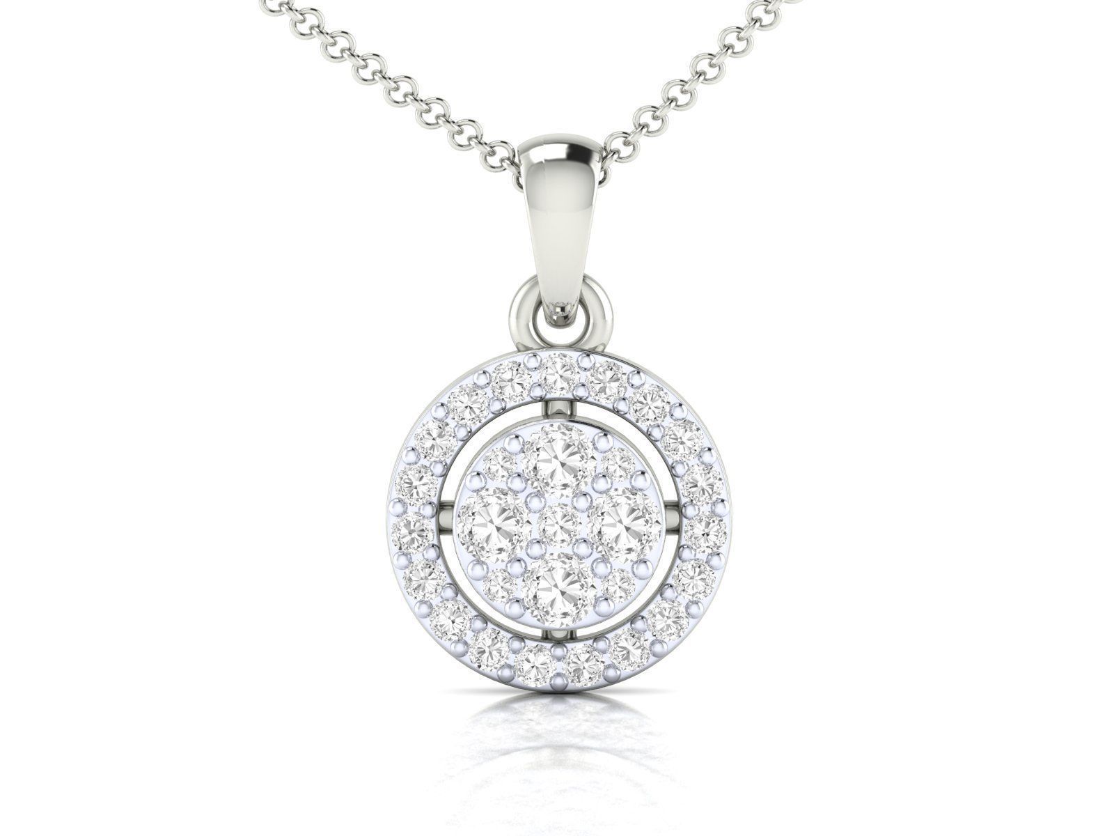 Women pendant 3dm stl render detail 3D print model_8