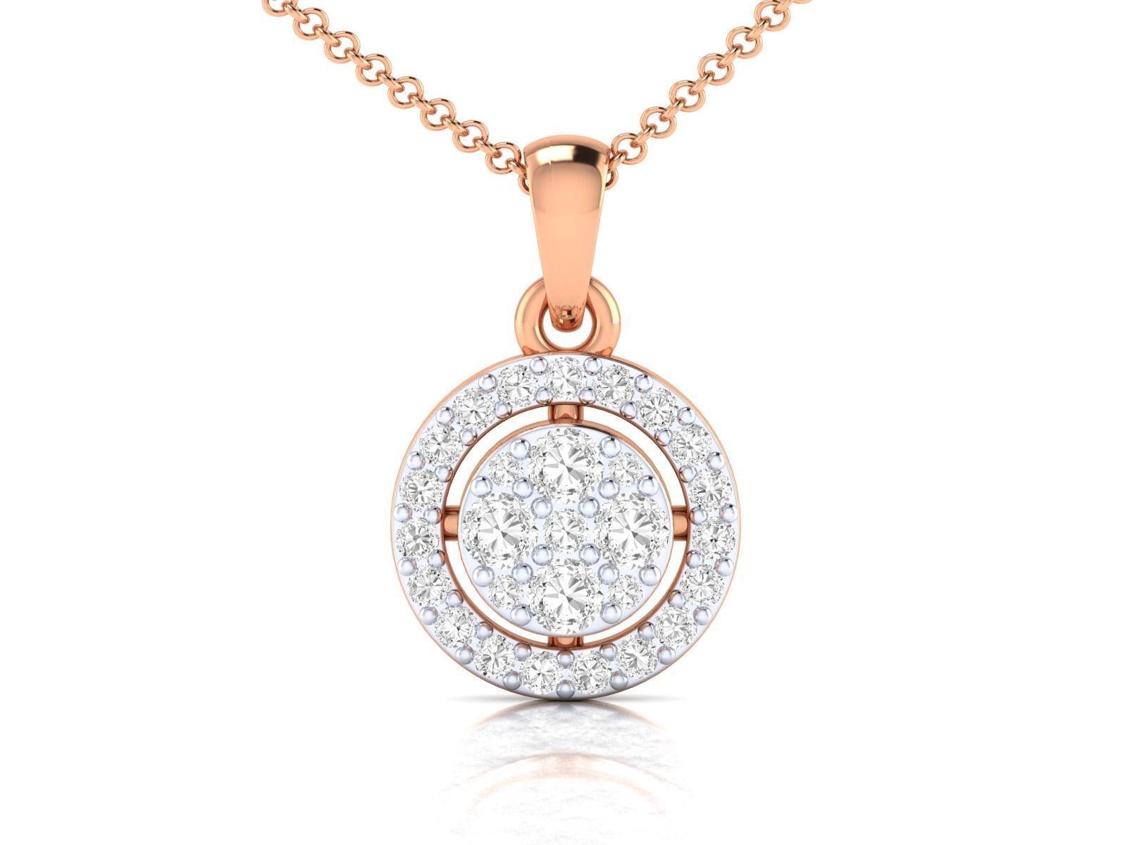 Women pendant 3dm stl render detail 3D print model_3