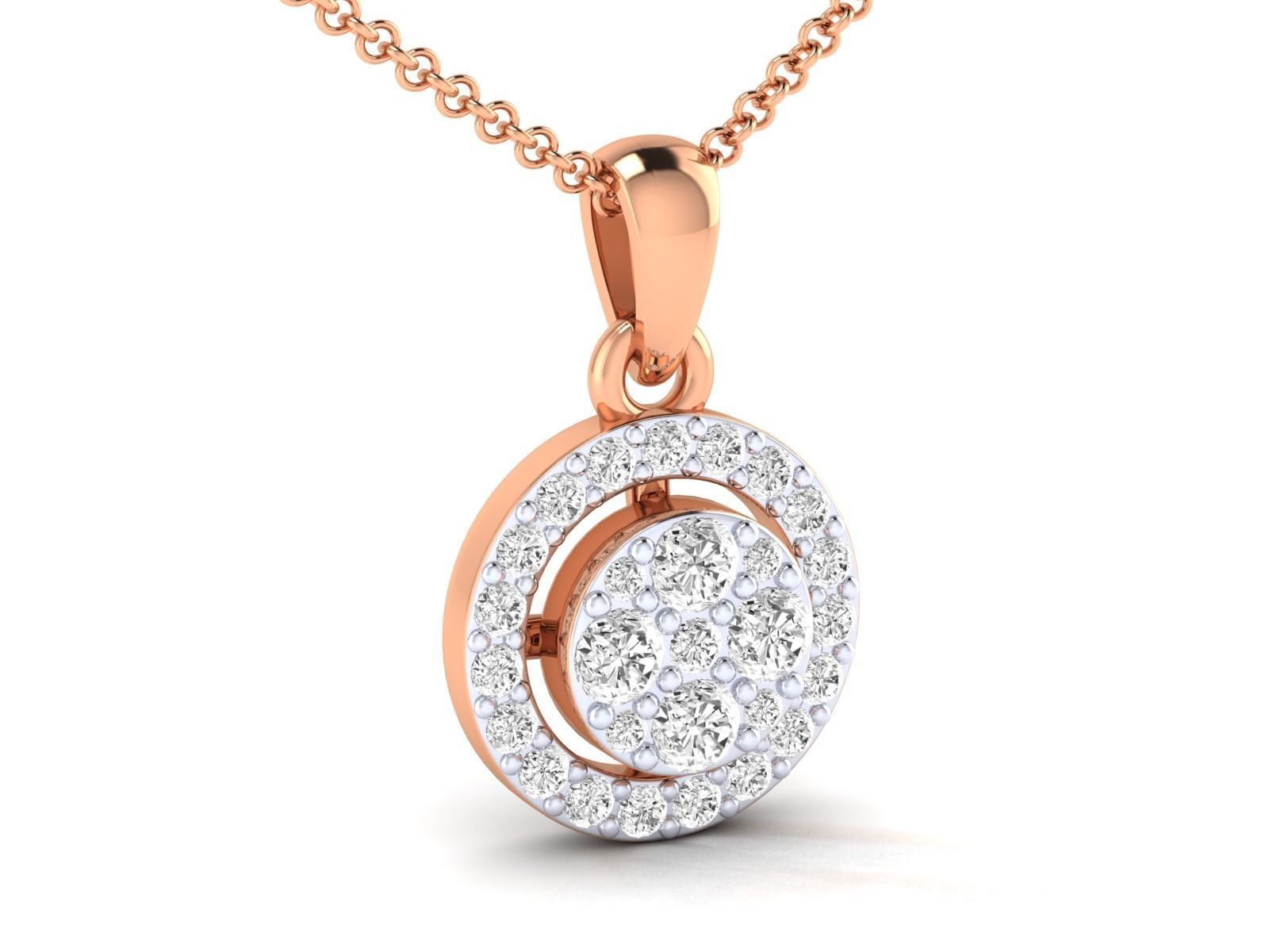 Women pendant 3dm stl render detail 3D print model_2