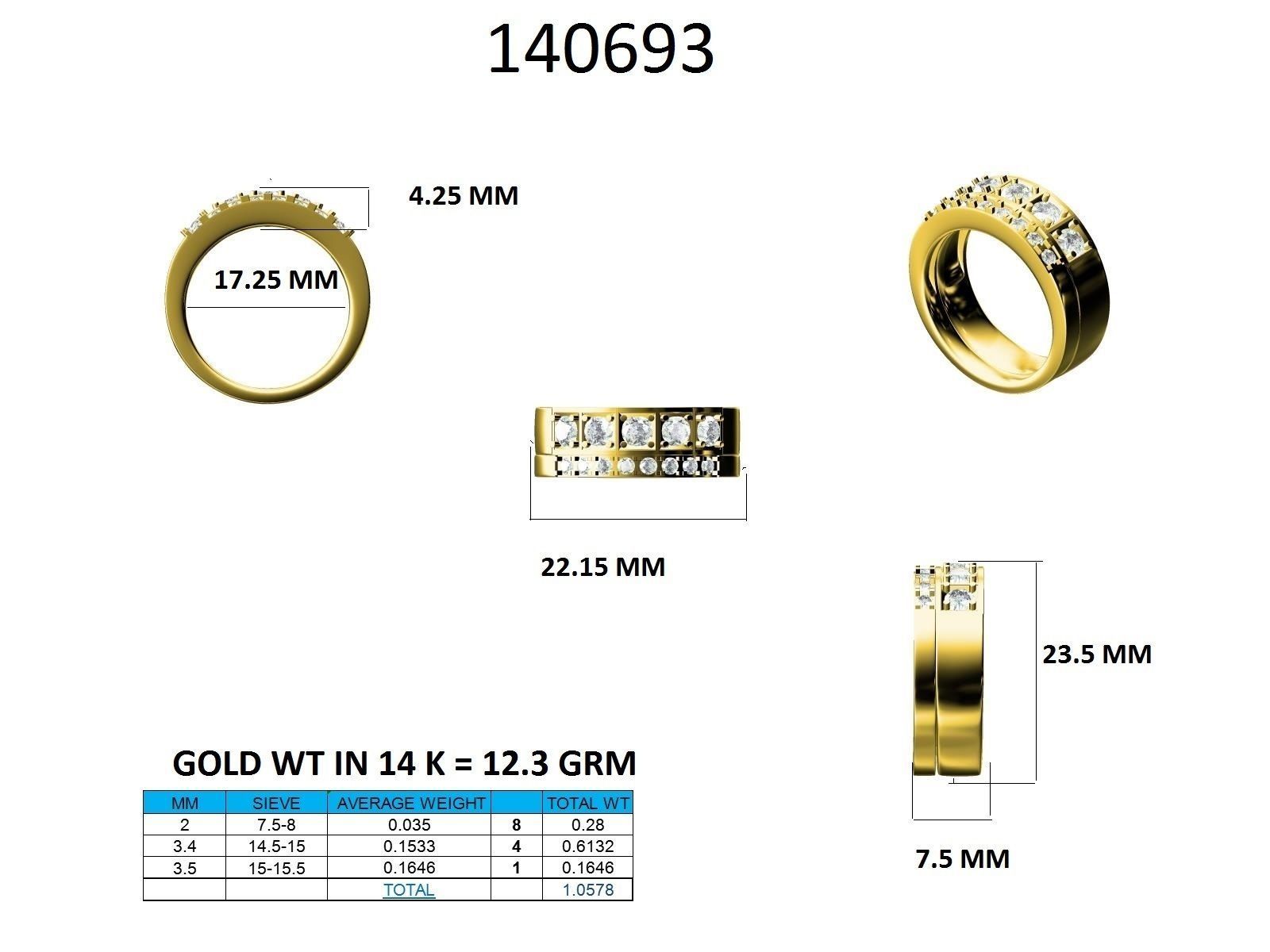 Ring - 140693 3D print model_12