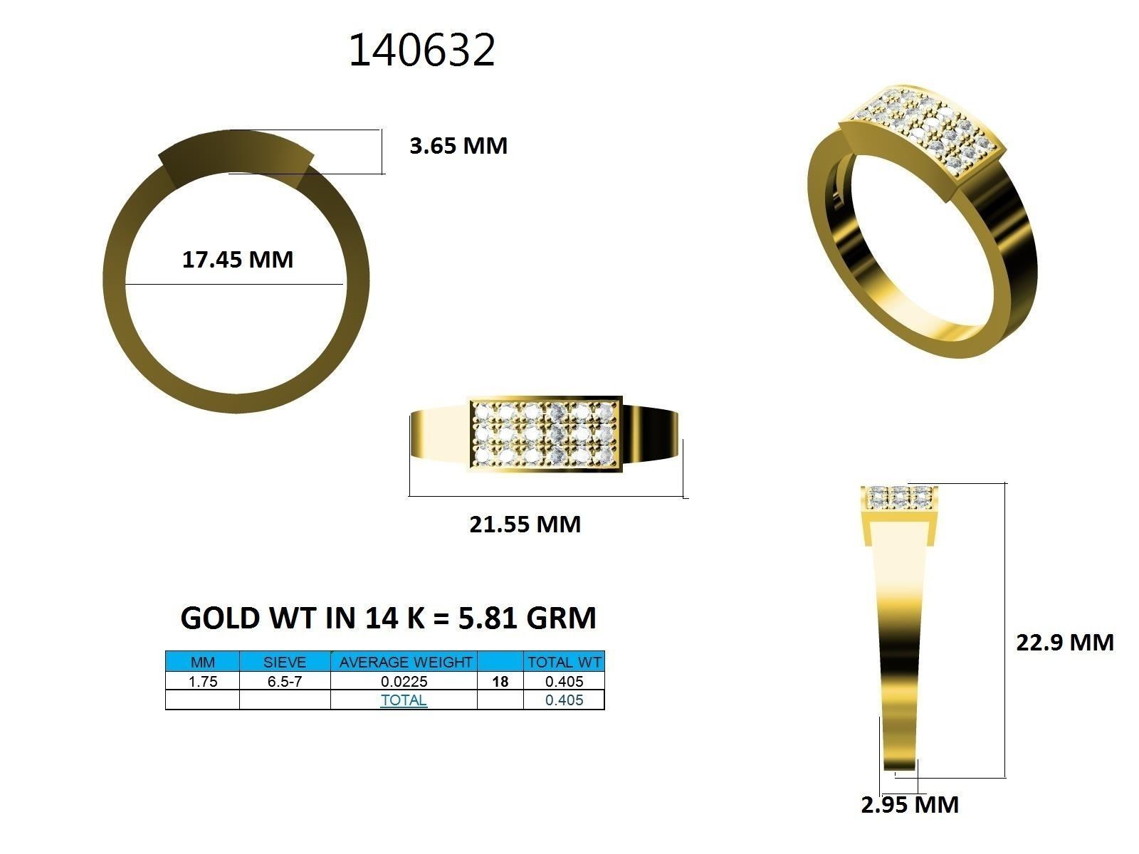 Ring - 140632 3D print model_12