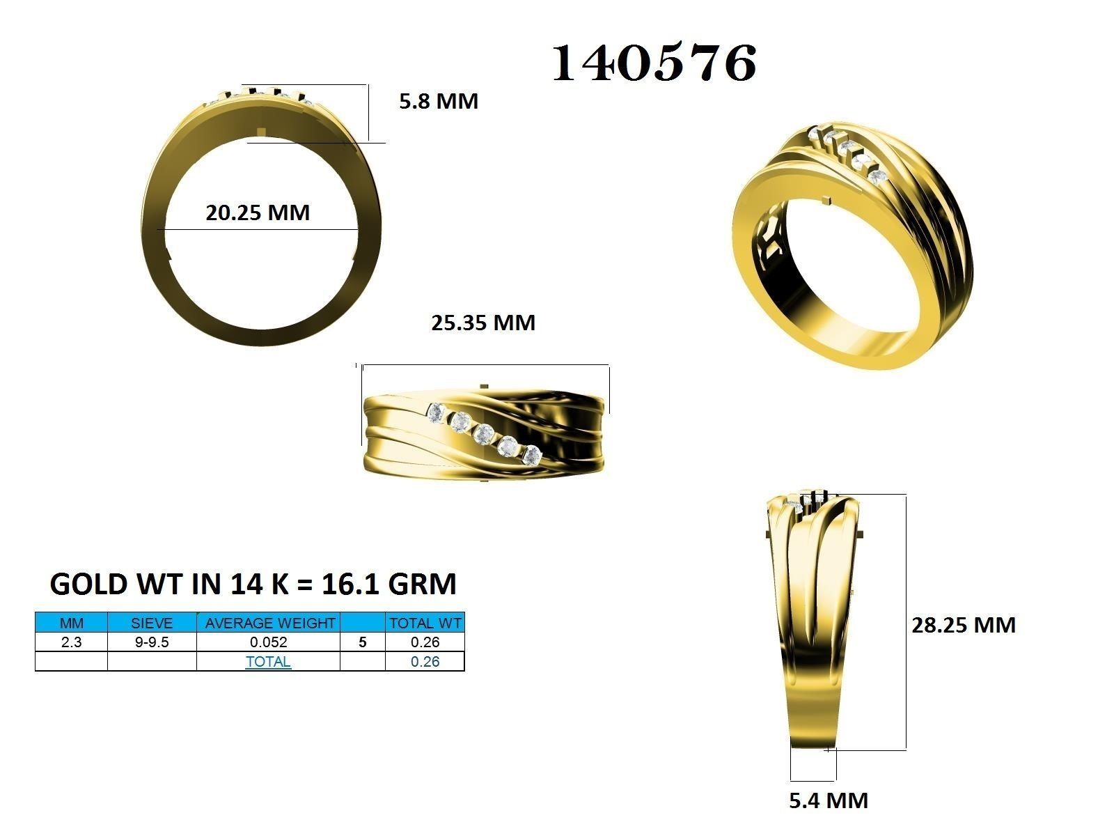 Ring - 140576 3D print model_12