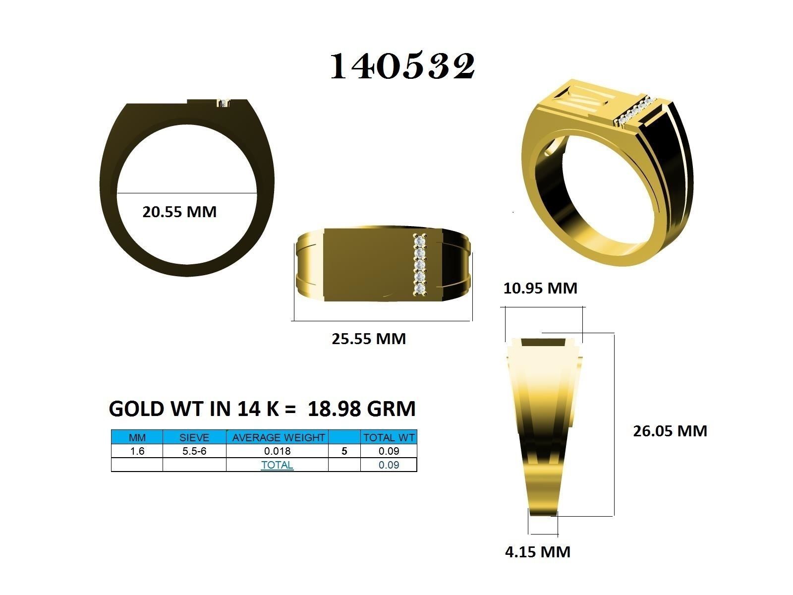 Ring - 140532 3D print model_12