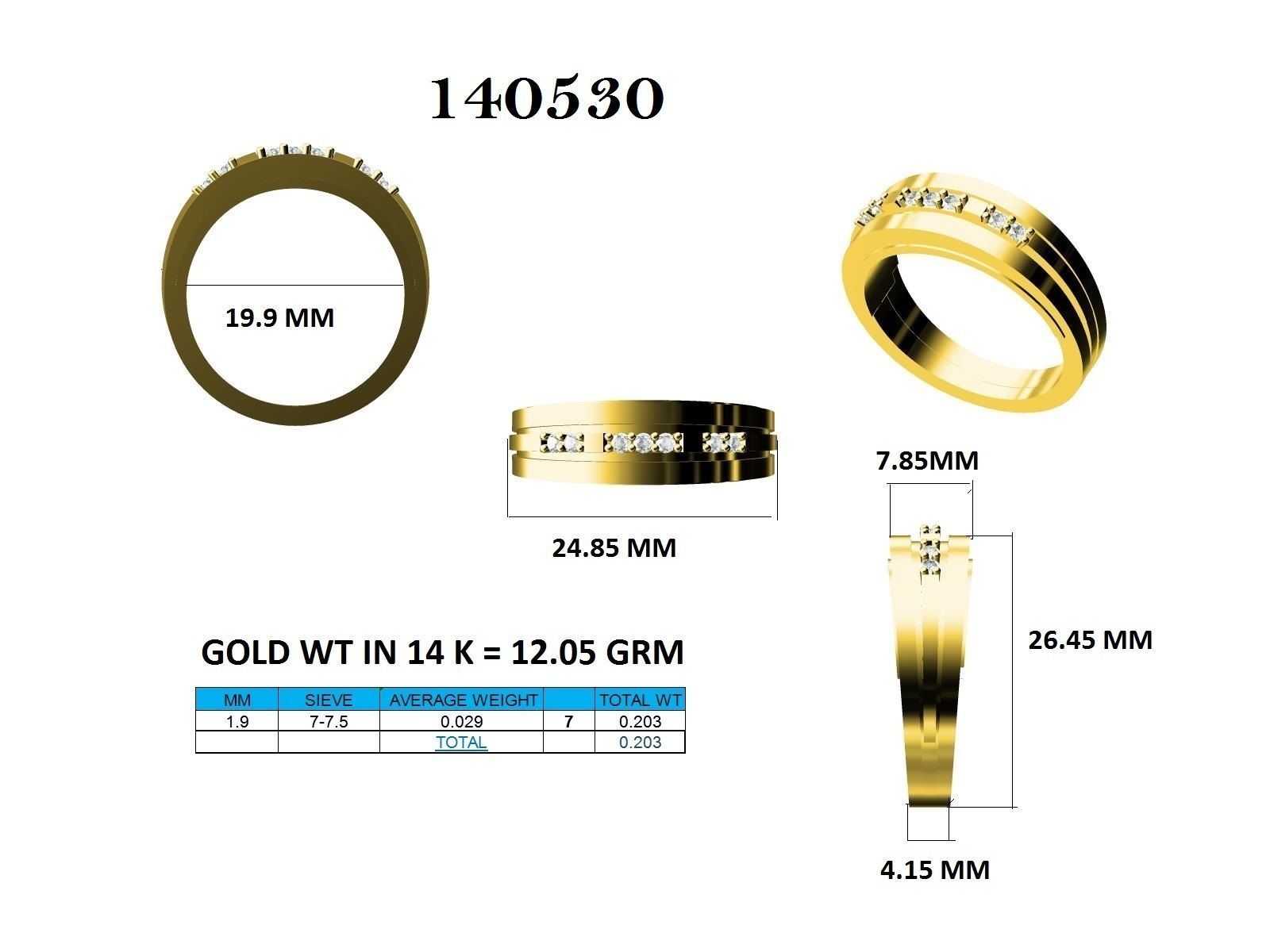 Ring - 140530 3D print model_12