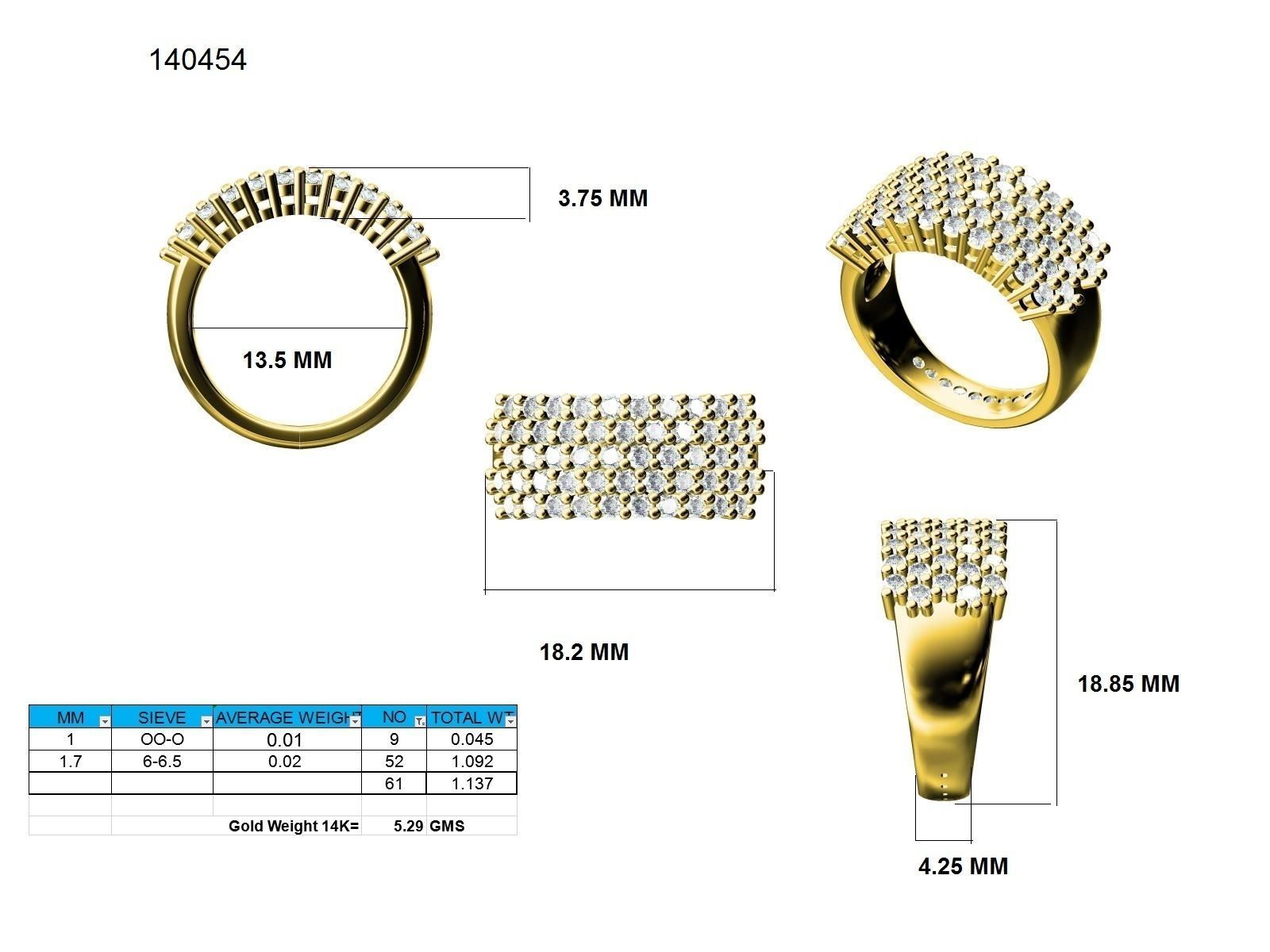 Ring - 140454 3D print model_12