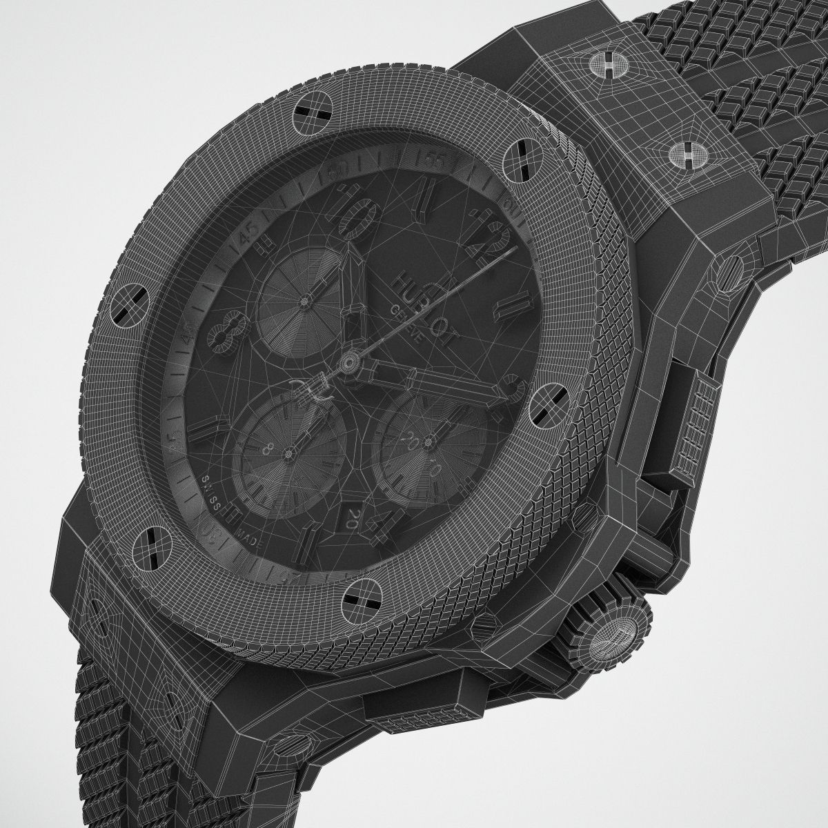 Hublot Big Bang Wrist Watches 3D model_17