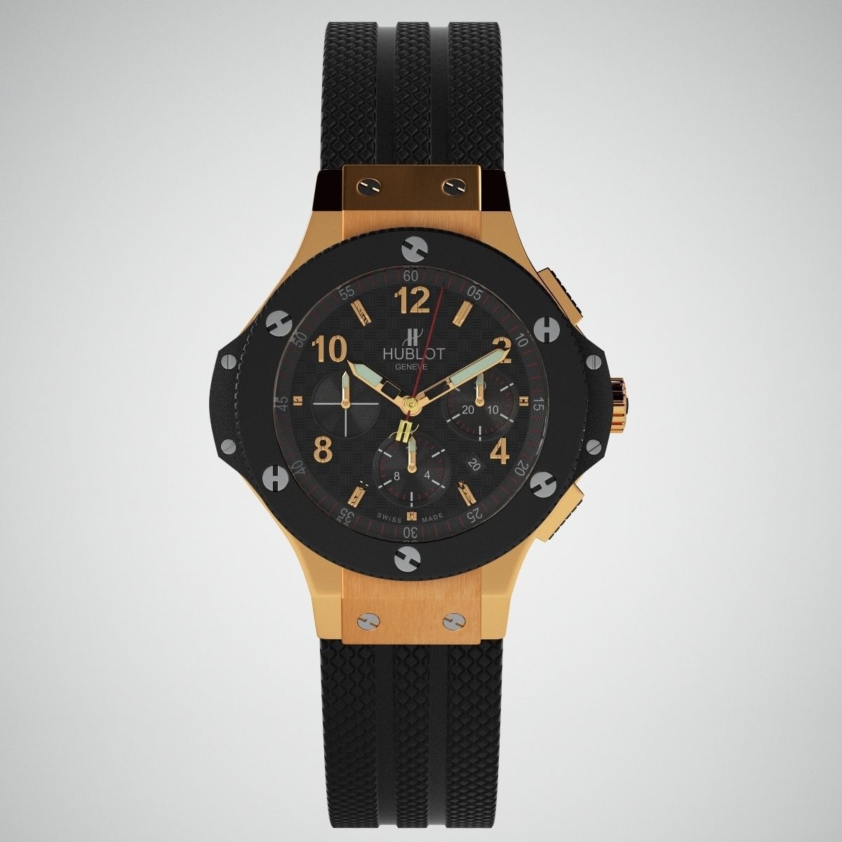Hublot Big Bang Wrist Watches 3D model_4