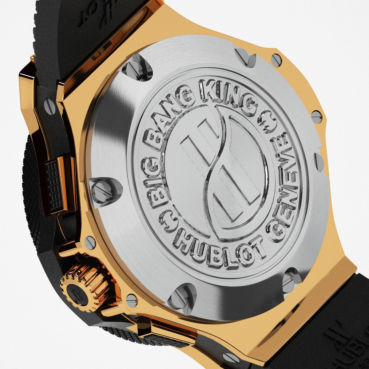 Hublot Big Bang Wrist Watches 3D model_3