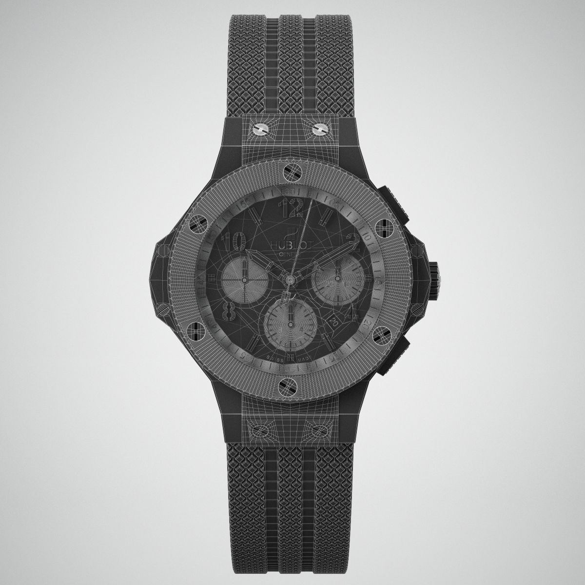 Hublot Big Bang Wrist Watches 3D model_12
