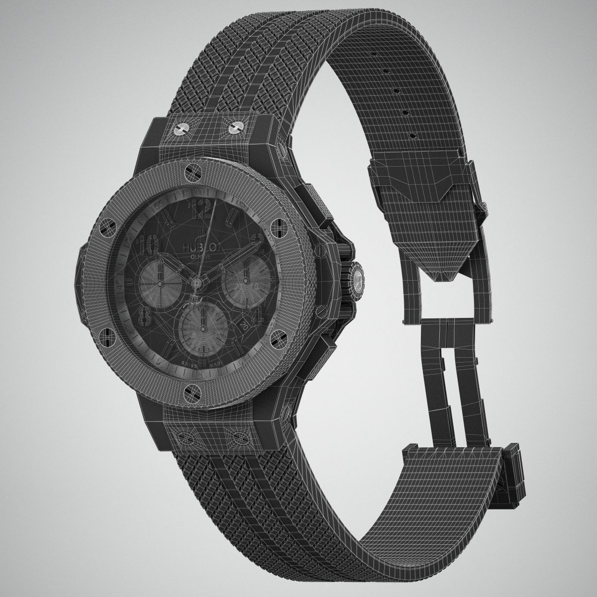 Hublot Big Bang Wrist Watches 3D model_9