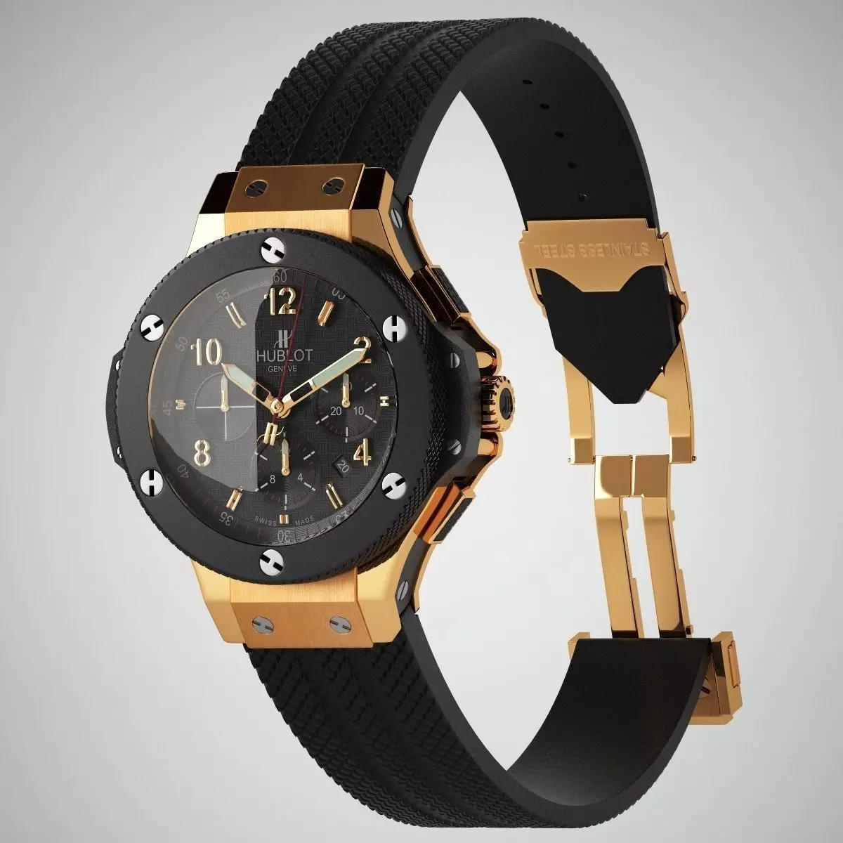 Hublot Big Bang Wrist Watches 3D model_0