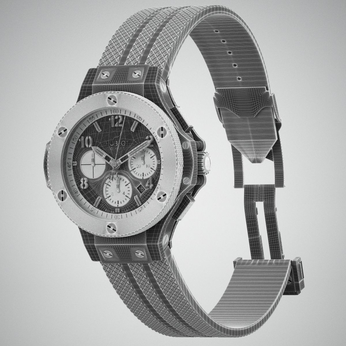 Hublot Big Bang Wrist Watches 3D model_10