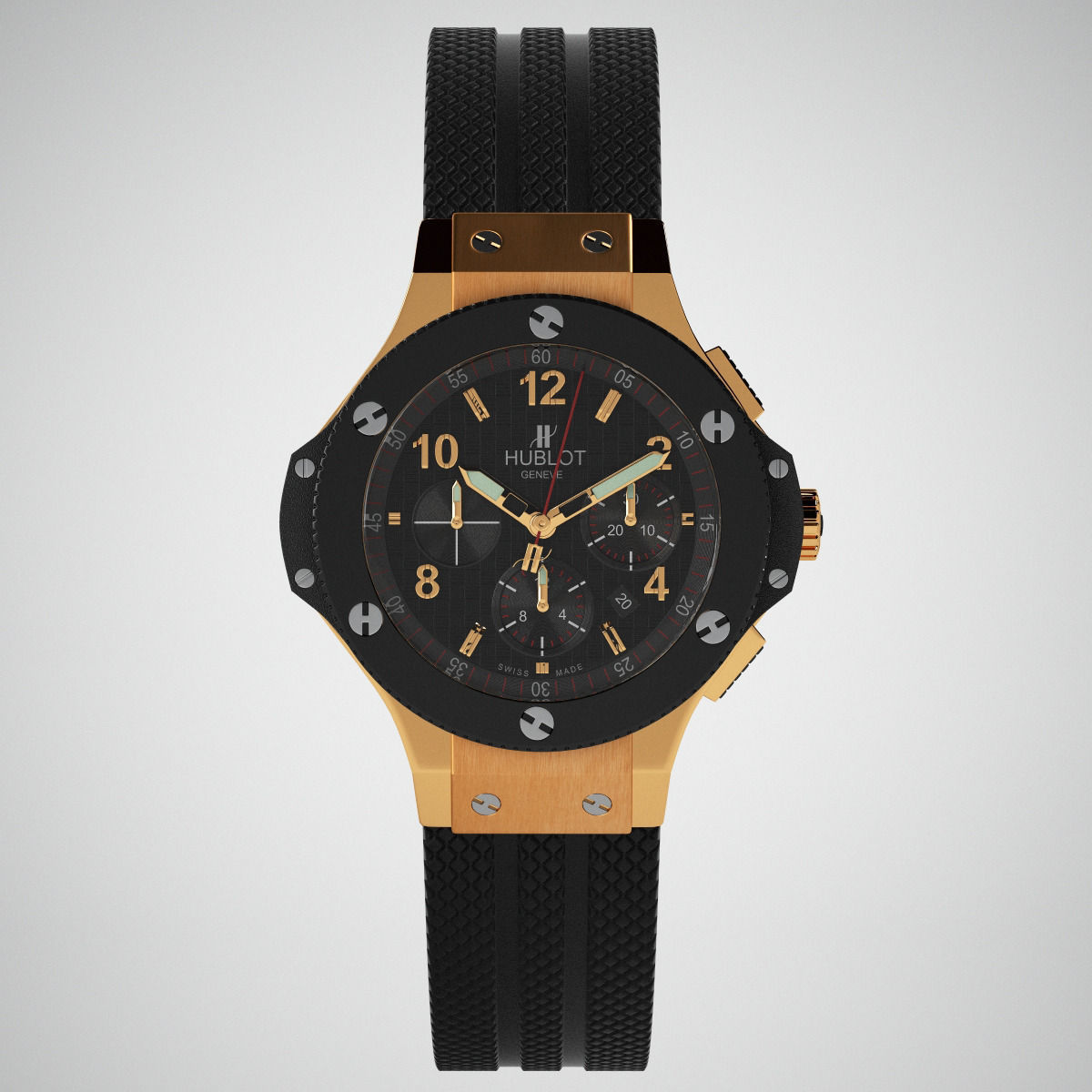 Hublot Big Bang Wrist Watches 3D model_1