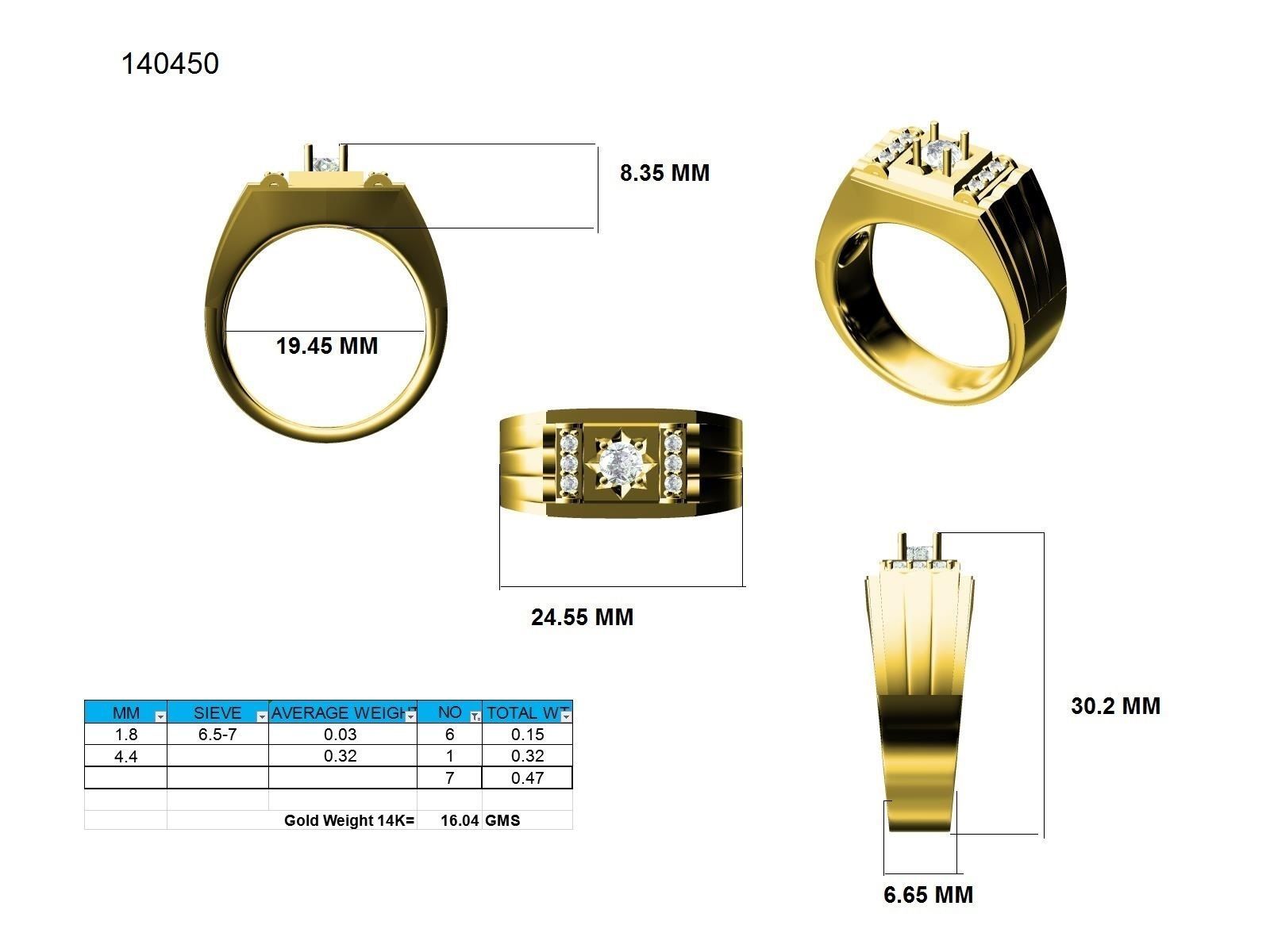 Ring - 140450 3D print model_12