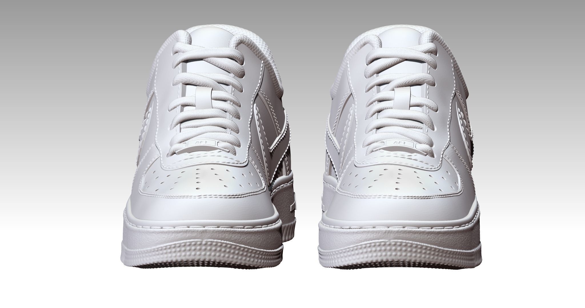 Nike Airforce  1 shoe for 3d print 3D print model_19