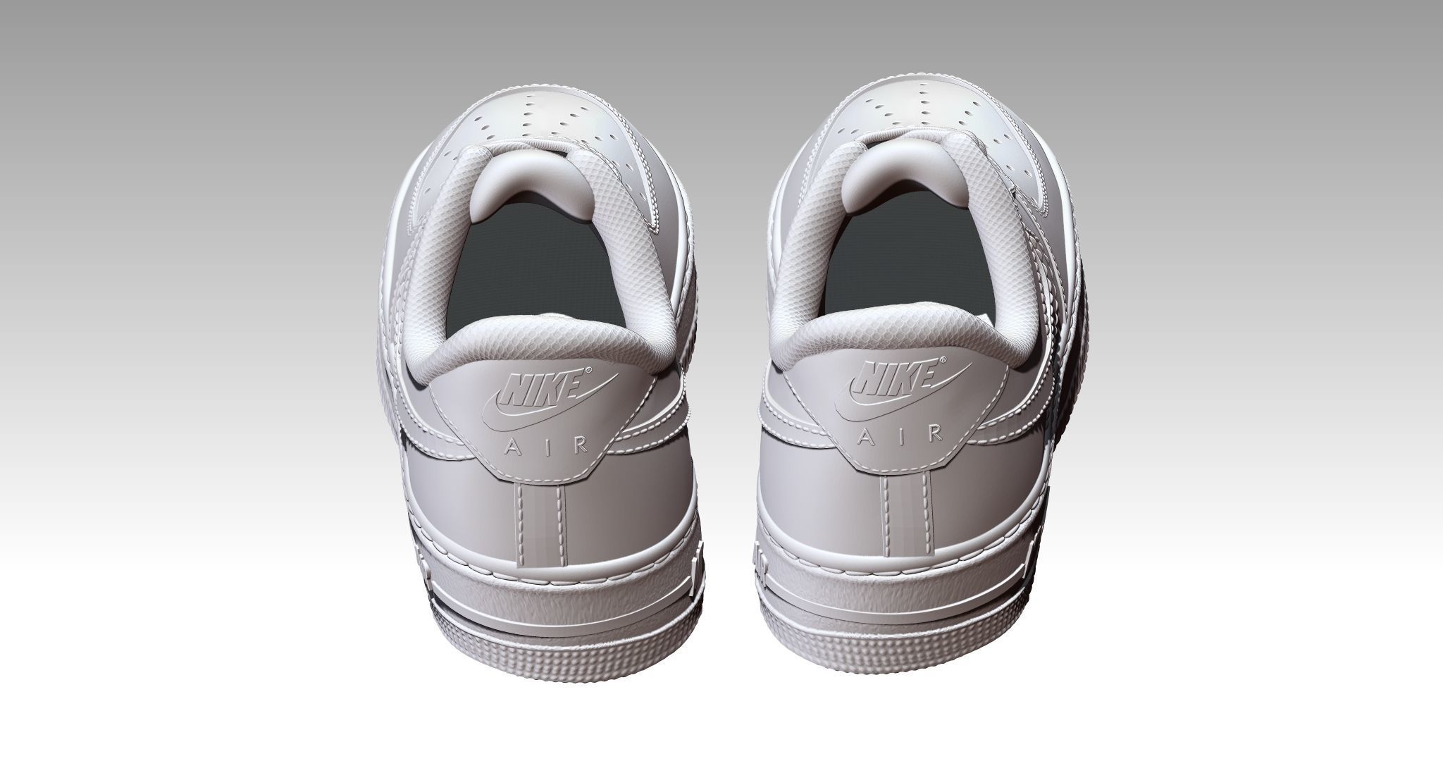 Nike Airforce  1 shoe for 3d print 3D print model_16