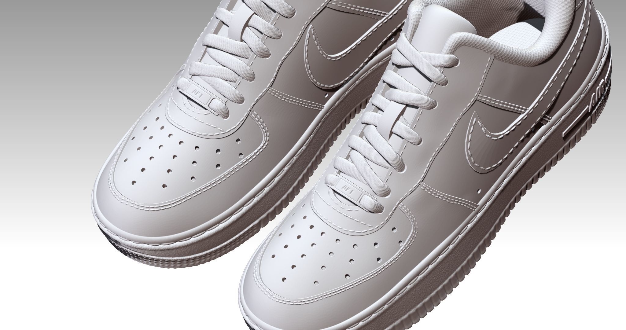 Nike Airforce  1 shoe for 3d print 3D print model_18