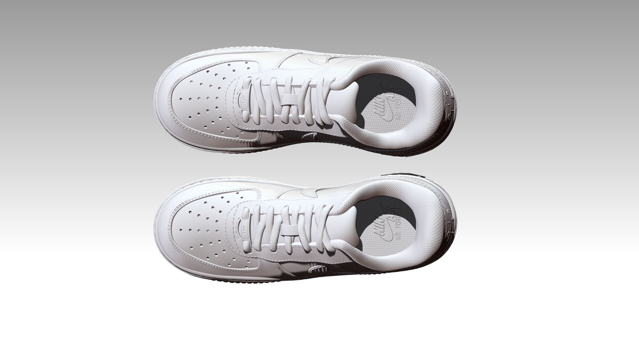 Nike Airforce  1 shoe for 3d print 3D print model_9