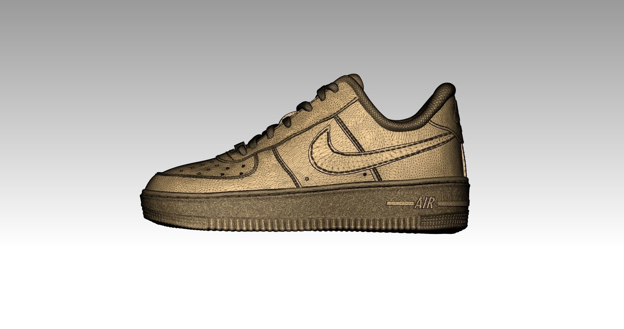 Nike Airforce  1 shoe for 3d print 3D print model_10