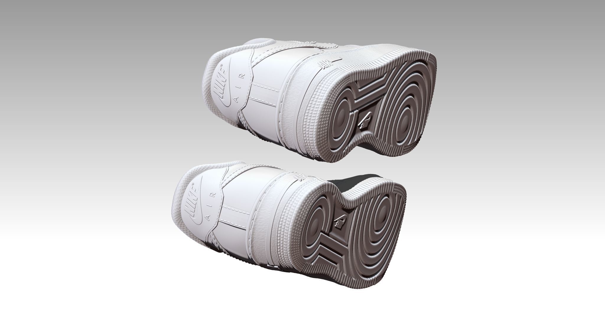 Nike Airforce  1 shoe for 3d print 3D print model_13