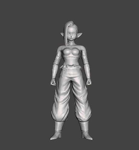 Iwaza 3D MOdel dragon ball character 3D print model