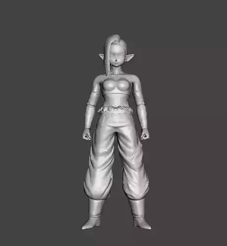 Iwaza 3D MOdel dragon ball character