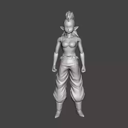 Miza 3D Model female dragon ball character
