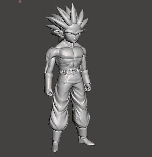 Shimorekka 3D Model dragon ball z character 3D print model