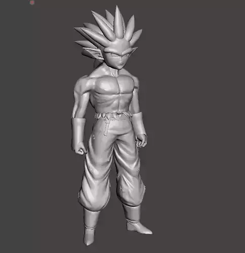 Shimorekka 3D Model dragon ball z character