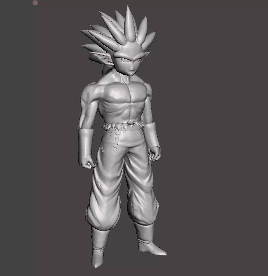 Shimorekka 3D Model dragon ball z character 3D print model