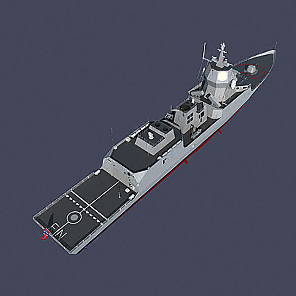 Royal Norwegian Navy Nansen Class Frigate 3D model_8