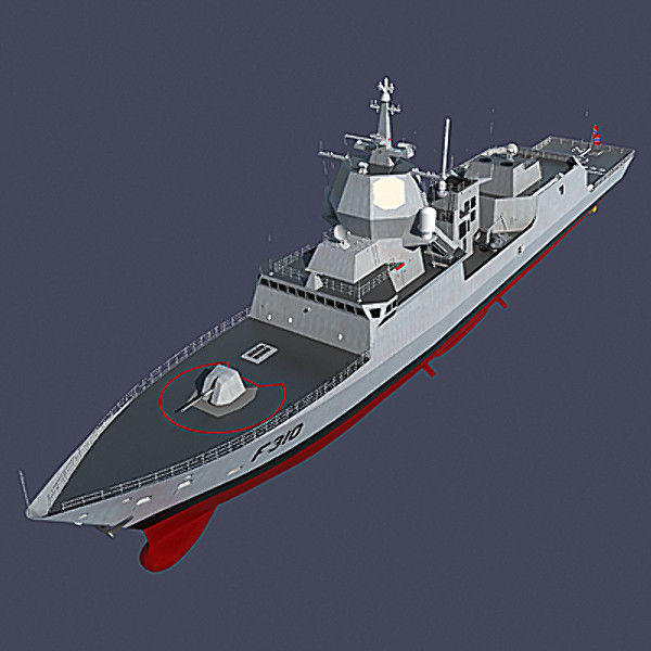Royal Norwegian Navy Nansen Class Frigate 3D model_2