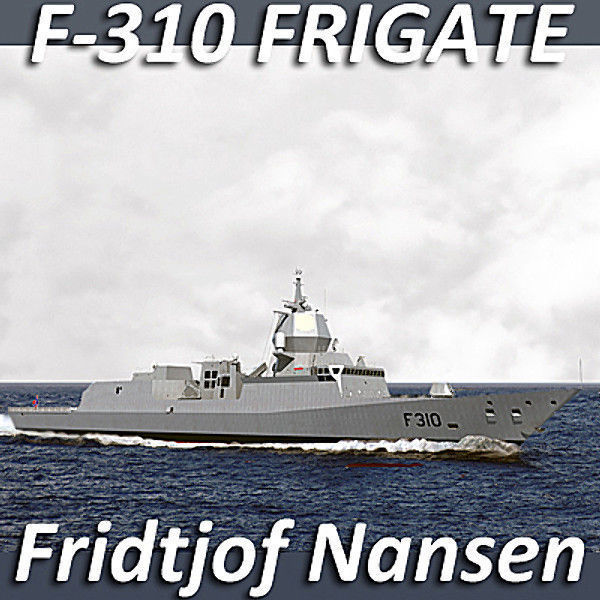 Royal Norwegian Navy Nansen Class Frigate 3D model_0