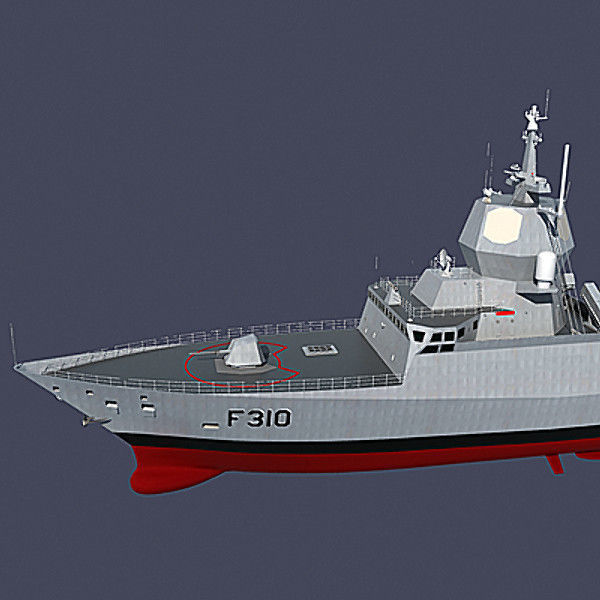 Royal Norwegian Navy Nansen Class Frigate 3D model_4