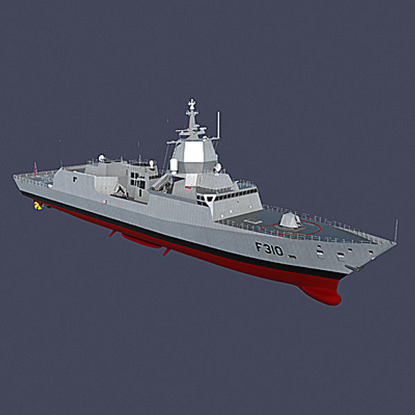 Royal Norwegian Navy Nansen Class Frigate 3D model_9