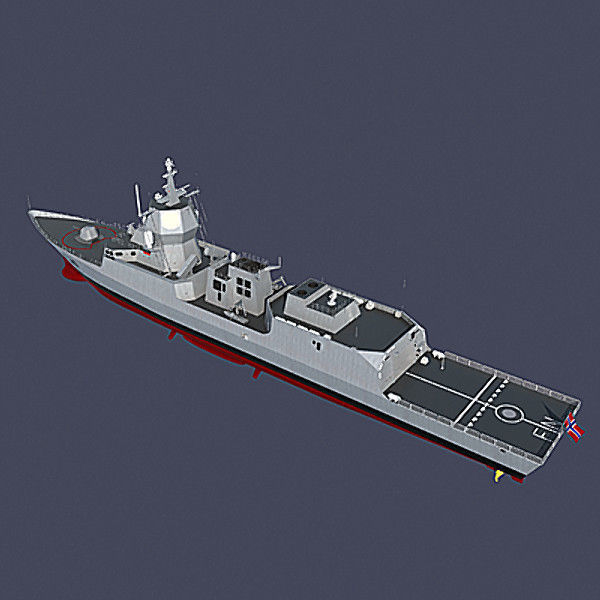 Royal Norwegian Navy Nansen Class Frigate 3D model_5