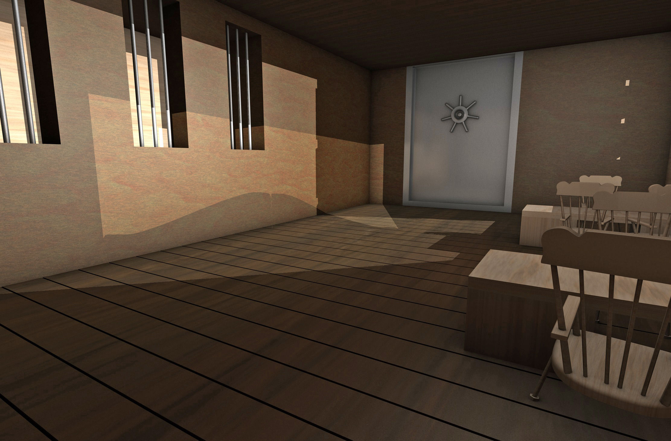 Old West Town 3D model_31