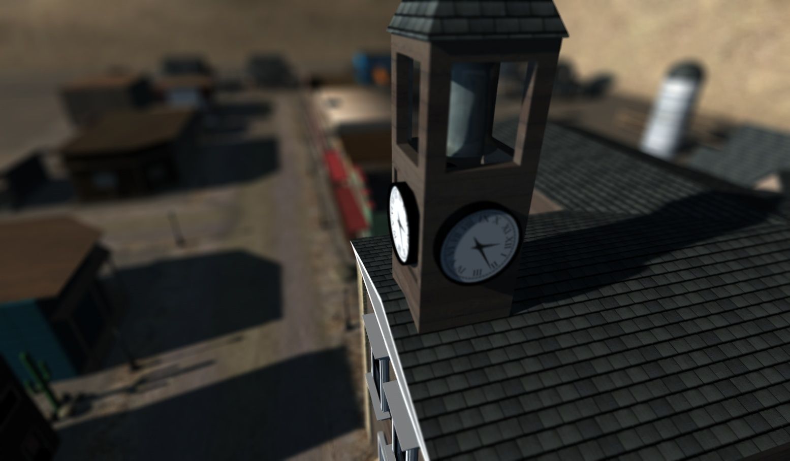 Old West Town 3D model_38