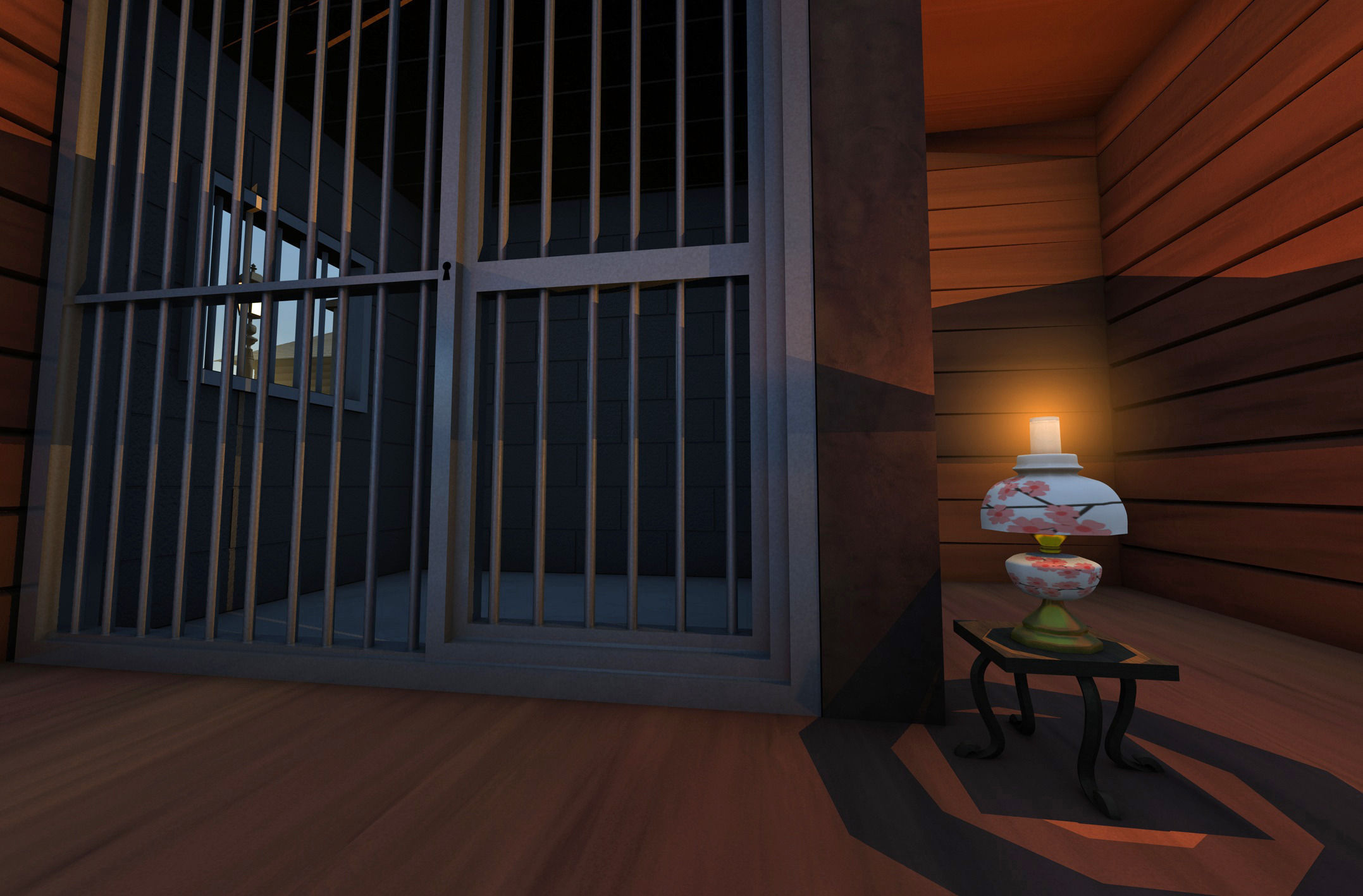 Old West Town 3D model_48