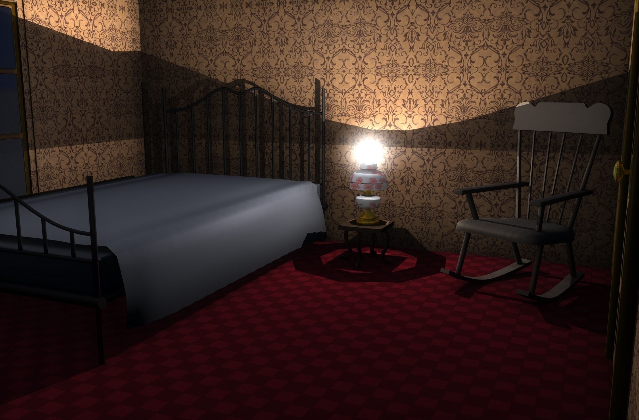 Old West Town 3D model_46