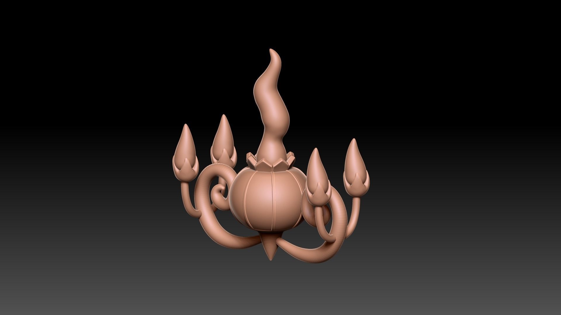 Chandelure - Pokemon 3D Print Model 3D print model_11