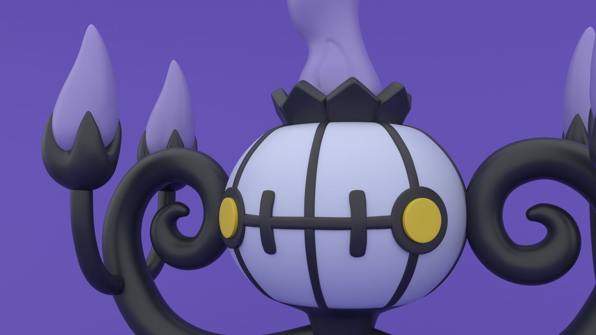 Chandelure - Pokemon 3D Print Model 3D print model_3