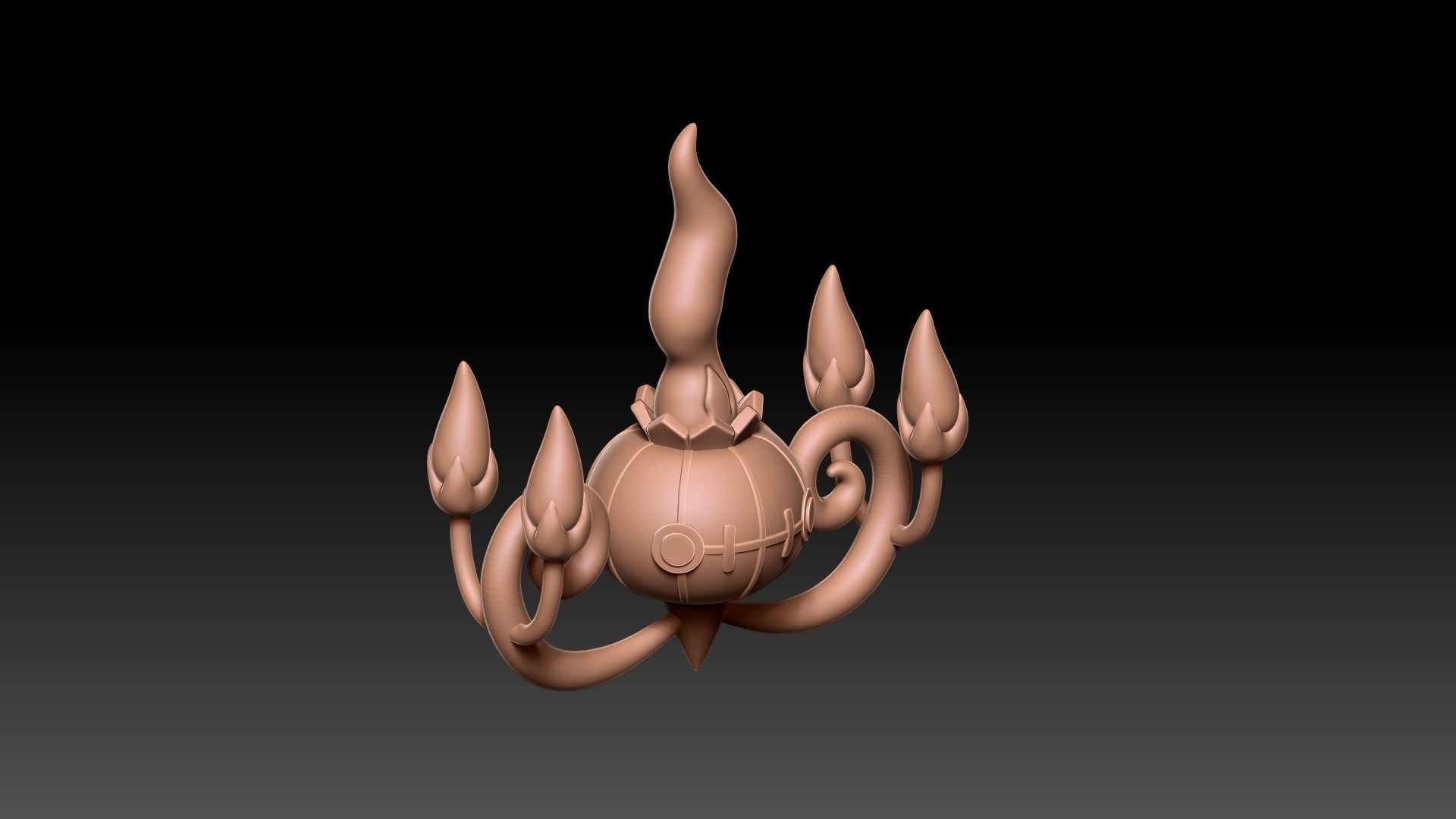Chandelure - Pokemon 3D Print Model 3D print model_9