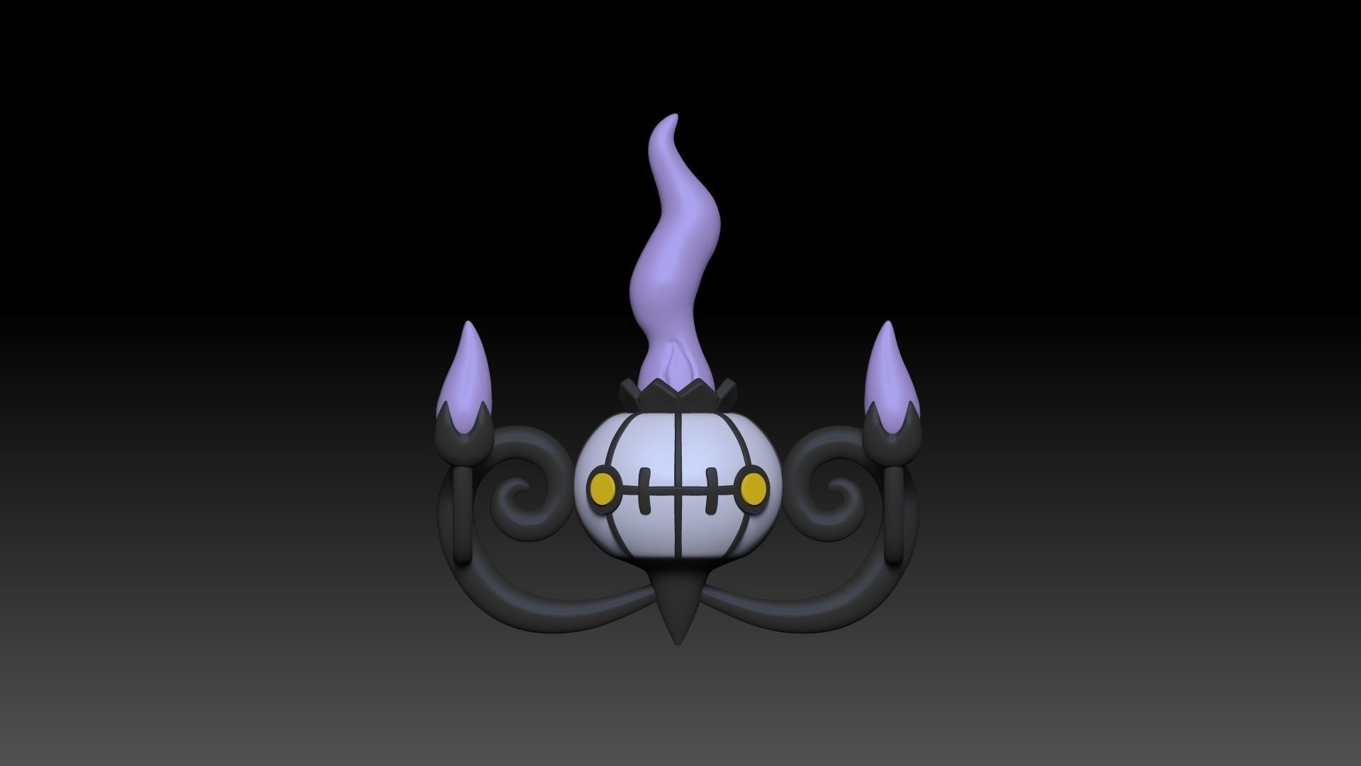 Chandelure - Pokemon 3D Print Model 3D print model_16